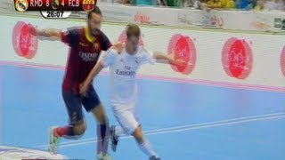 Michael Owen Futsal amazing goal, Real Madrid - FC Barcelona