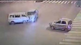 Caught on camera: deadly hit-and-run near Mumbai