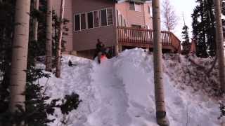 Sledding Fails! (Utah Cabin Trip)