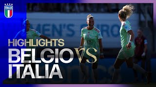 Highlights: Belgio-Italia 0-1 | Women's EURO 2025