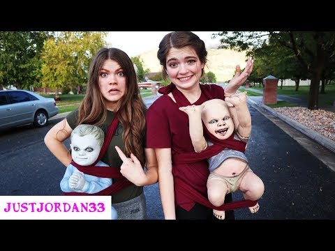 Taking Care Of Creepy Babies For A Day I JustJordan33