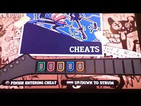 Guitar Hero III - ALL CHEATS