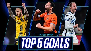 DAL MANCINO DI ERIKSEN FINO ALLA PUNIZIONE DI DIMARCO 🤯? | TOP 5 GOL vs NAPOLI⚽?
