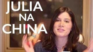 Julia na China - Trabalho voluntário