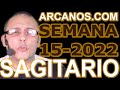 Video Horscopo Semanal SAGITARIO  del 3 al 9 Abril 2022 (Semana 2022-15) (Lectura del Tarot)