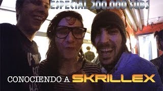 Especial 200k - Conociendo a SKRILLEX con Rubius,Mangel y Cheeto.