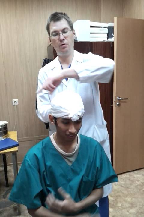 Hippocratic cap bandage (шапочка Гиппократа) - YouTube