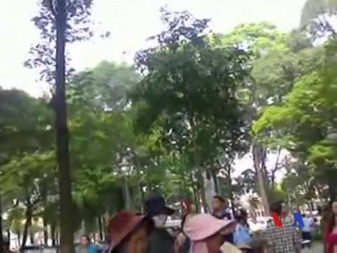 Biểu tình tại TPHCM đầu năm 2014