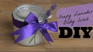 DIY Sleepy Lavender Body Scrub