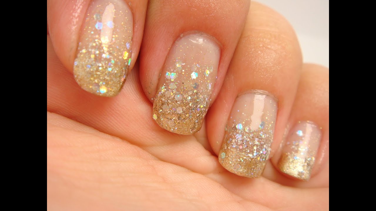 1. Glitter Gradient Nails - wide 7