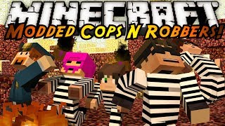 Minecraft Mini-Game : MODDED COPS N ROBBERS! PANDORA'S BOX!