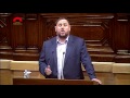Intervenció sencera d'Oriol Junqueras al Debat de Política General
