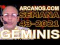 Video Horscopo Semanal GMINIS  del 17 al 23 Octubre 2021 (Semana 2021-43) (Lectura del Tarot)
