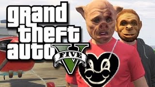 GTA 5 Online Stunts - Follow the Leader! (GTA V Fails and Funny Moments!) KYR SP33DY