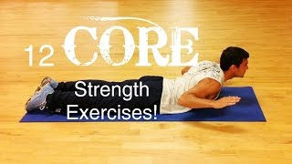 12 Core Strength Exercises - Improve Core Strength at Home!