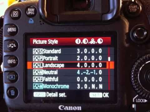 canon focus settings