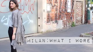 Milan: What I Wore // Lily Pebbles