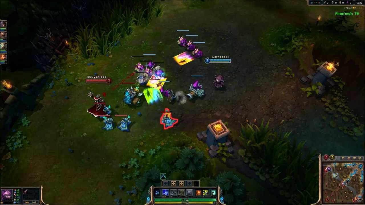 League of Legends Caster minion graphical glitch - YouTube