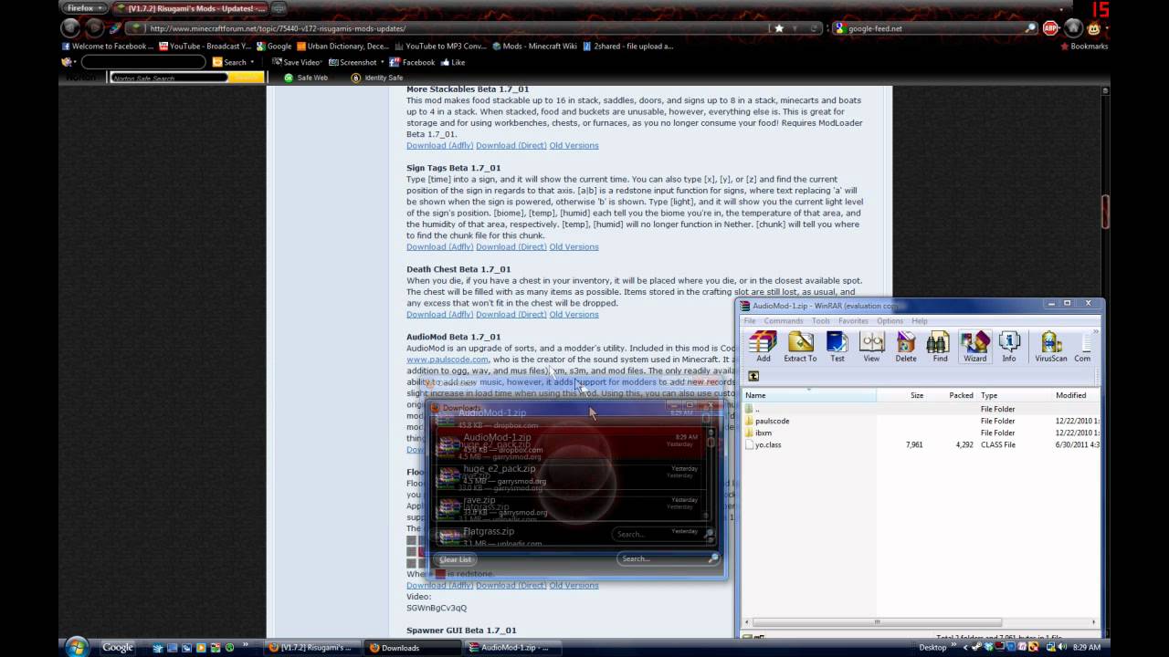 How to install ModLoader, AudioMod, and TooManyItems for Minecraft 1.7 ...
