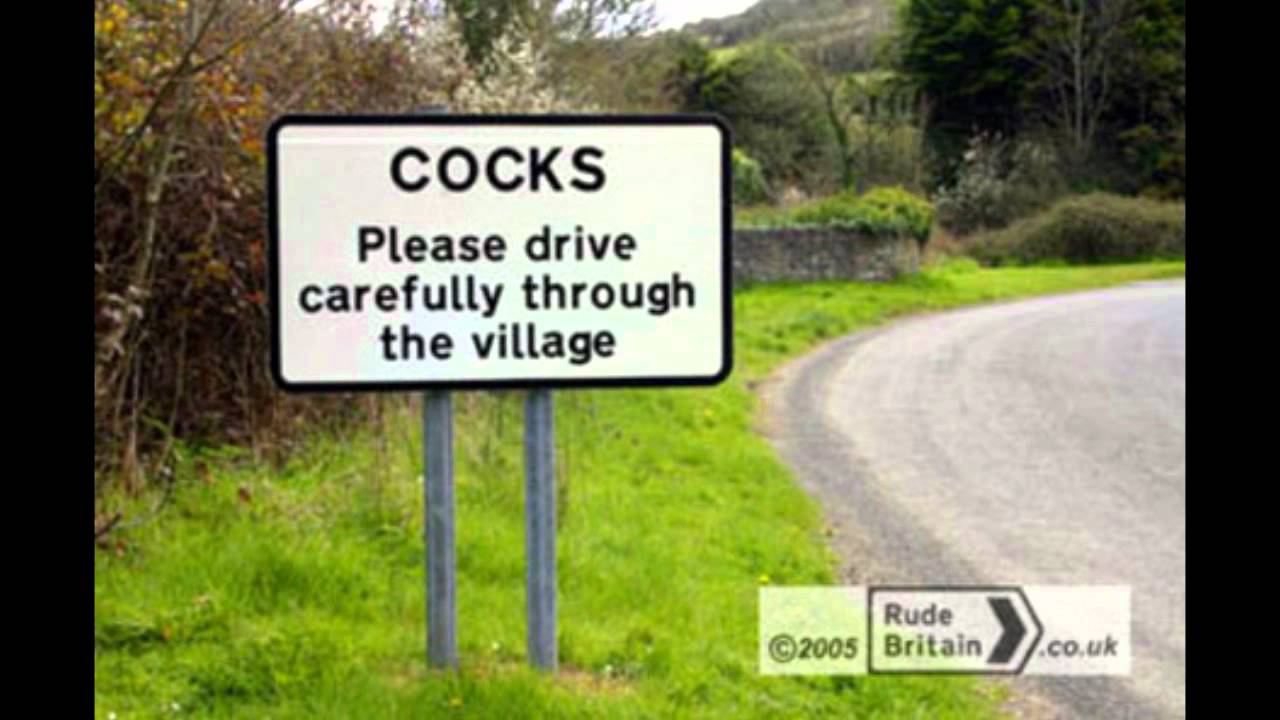 Funny Dirty/Rude Street Names - YouTube