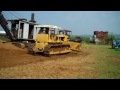 Cat cable dozer working
