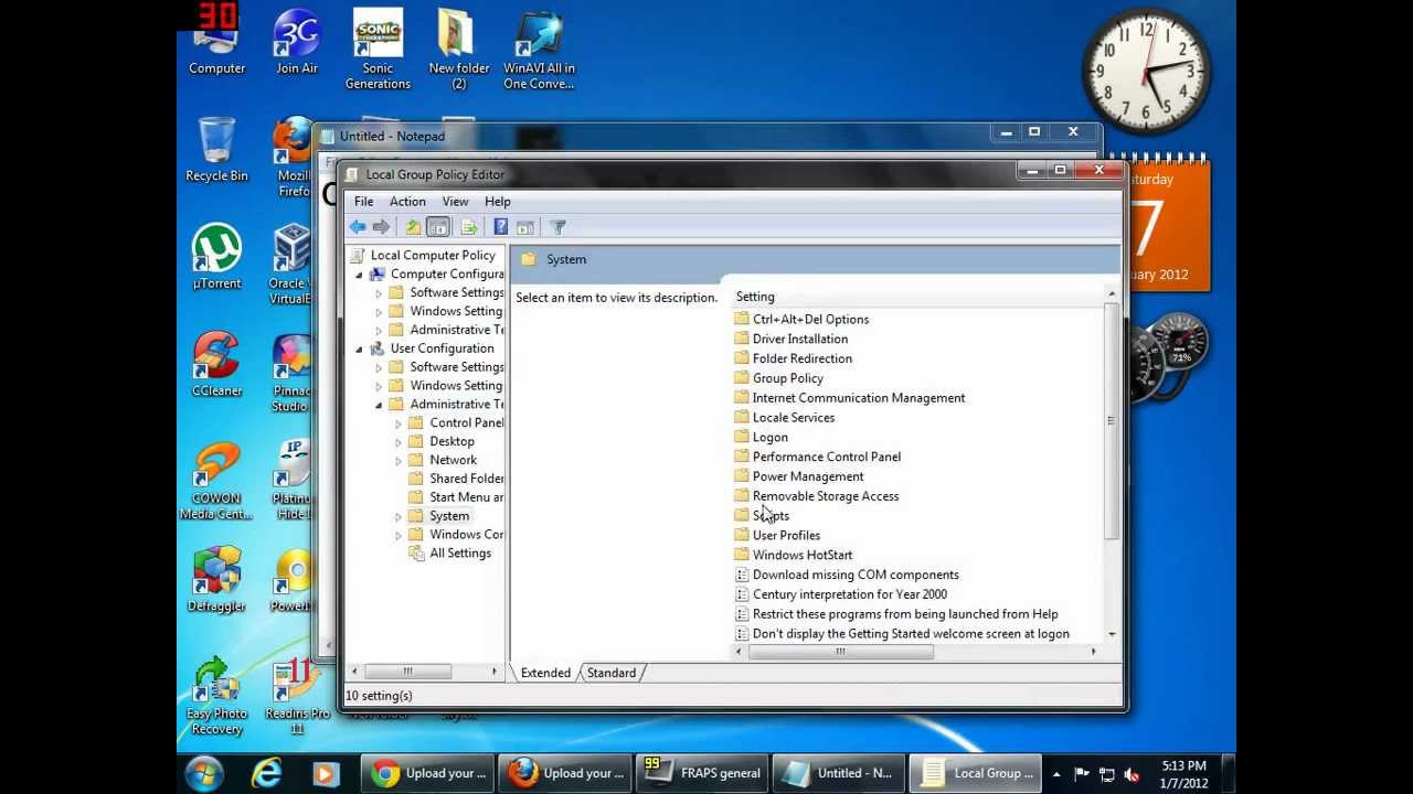 Enable Windows Task Manager + Registery Editor + Command Prompt With ...