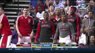 DeMar DeRozan posterizes Kyle Singler