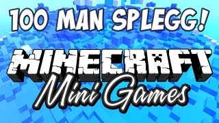 Minecraft: 100 Man Splegg Game!