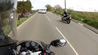 Near crash on the Isle of Man 2013