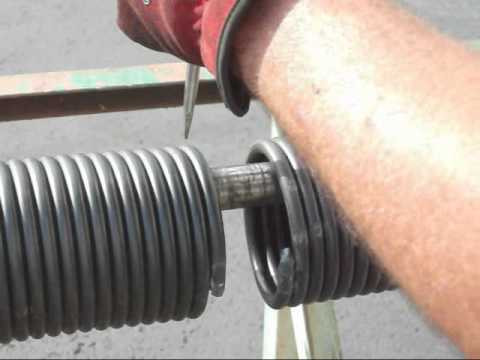 Uncoiling torsion springs can cause grave injury if you don’t know how to handle them