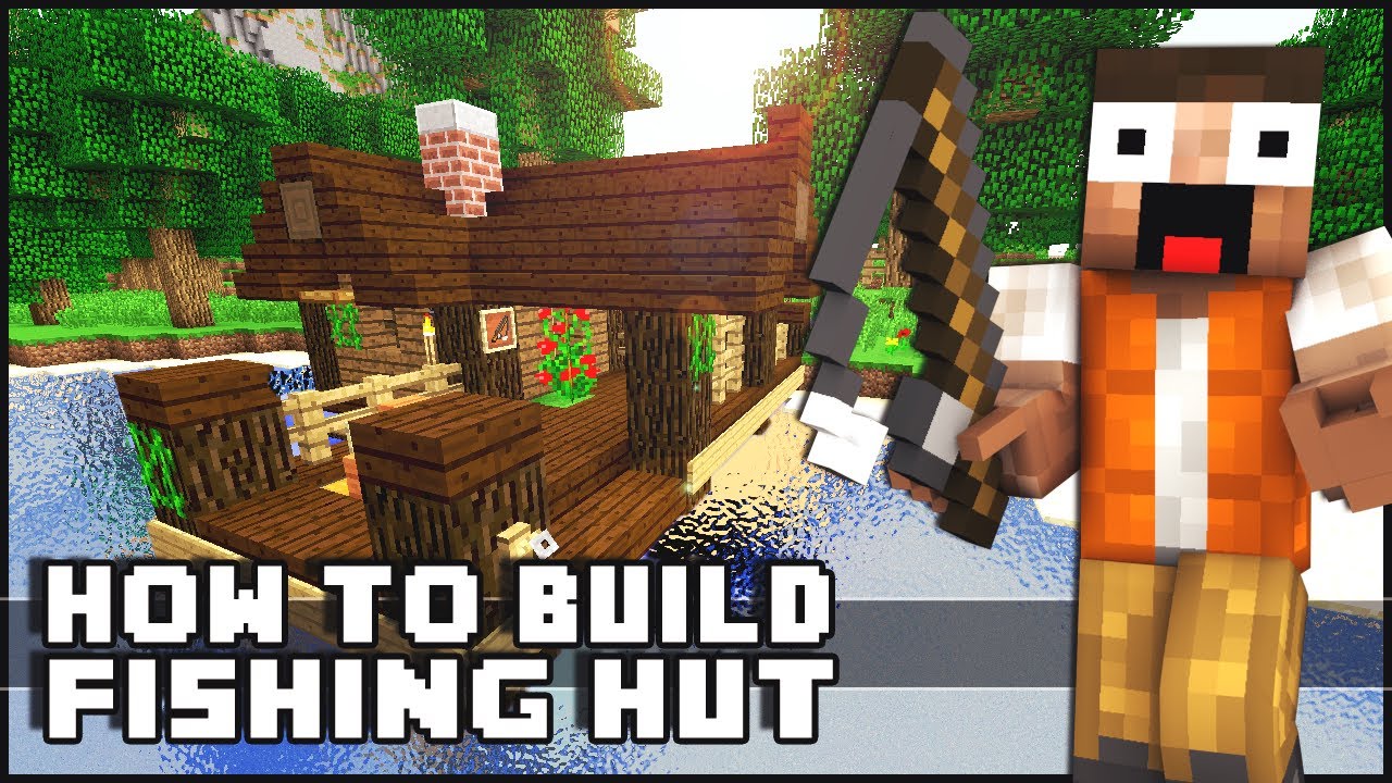 Minecraft House Tutorial: Small Fishing Hut - YouTube