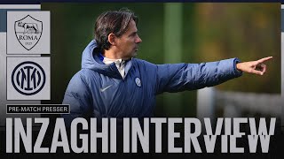 SIMONE INZAGHI | INTERVISTA PRE-MATCH | ROMA vs INTER 🎙️⚫🔵??