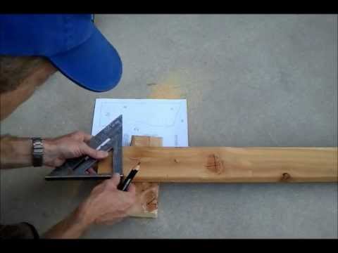 cutting a storage shed roof rafter birdsmouth.wmv - youtube