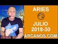 Video Horscopo Semanal ARIES  del 22 al 28 Julio 2018 (Semana 2018-30) (Lectura del Tarot)