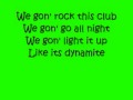 Dynamite-taio Cruz (lyrics) - Youtube