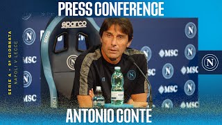 LIVE | La conferenza stampa di Mister Antonio Conte in vista di Napoli - Lecce