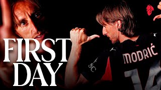 Luka Modrić's First Day | #WelcomeModrić