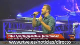 Pablo Alborán presenta su tercer trabajo ante más de 2000 espectadores