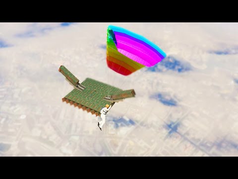 DEFENDING THE SKY FORTRESS (GTA 5 Funny Moments)