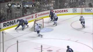 Lupul attempts elbow on Henrik Sedin, takes out Kadri instead