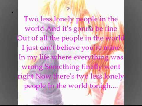 LONELY WORLD LYRICS lonely world lyrics: