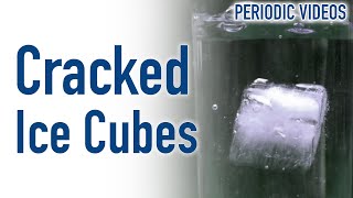 Why do ice cubes crack in drinks? (SLOW MOTION)