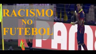 Daniel Alves come banana jogada nele. Villarreal vs Barcelona