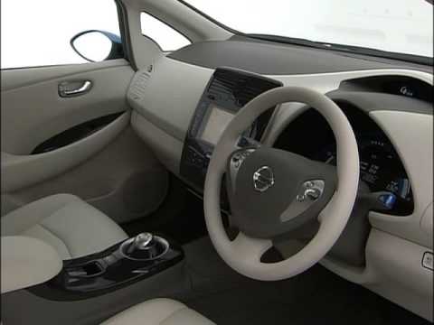 Nissan Leaf Interior Photos. New Nissan Leaf EV 2010