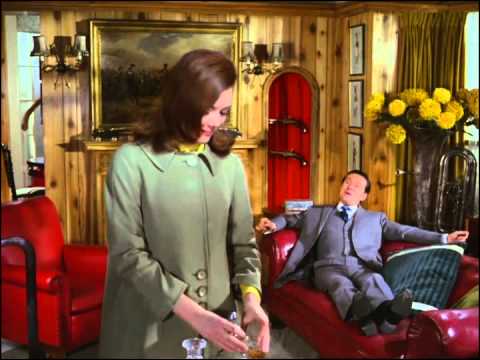 Youtube video - Mr. Peel drops round to see Steed who stumbles down his stairs. She breaks in and he gasps, ‘Mrs. Peel, you’re needed’