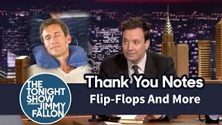 Thank You Notes: Flip-Flops, Cookie Dough