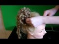 Детская прическа с ажурными косами (часть 2) Детская прическа с ажурными косами (часть 2)