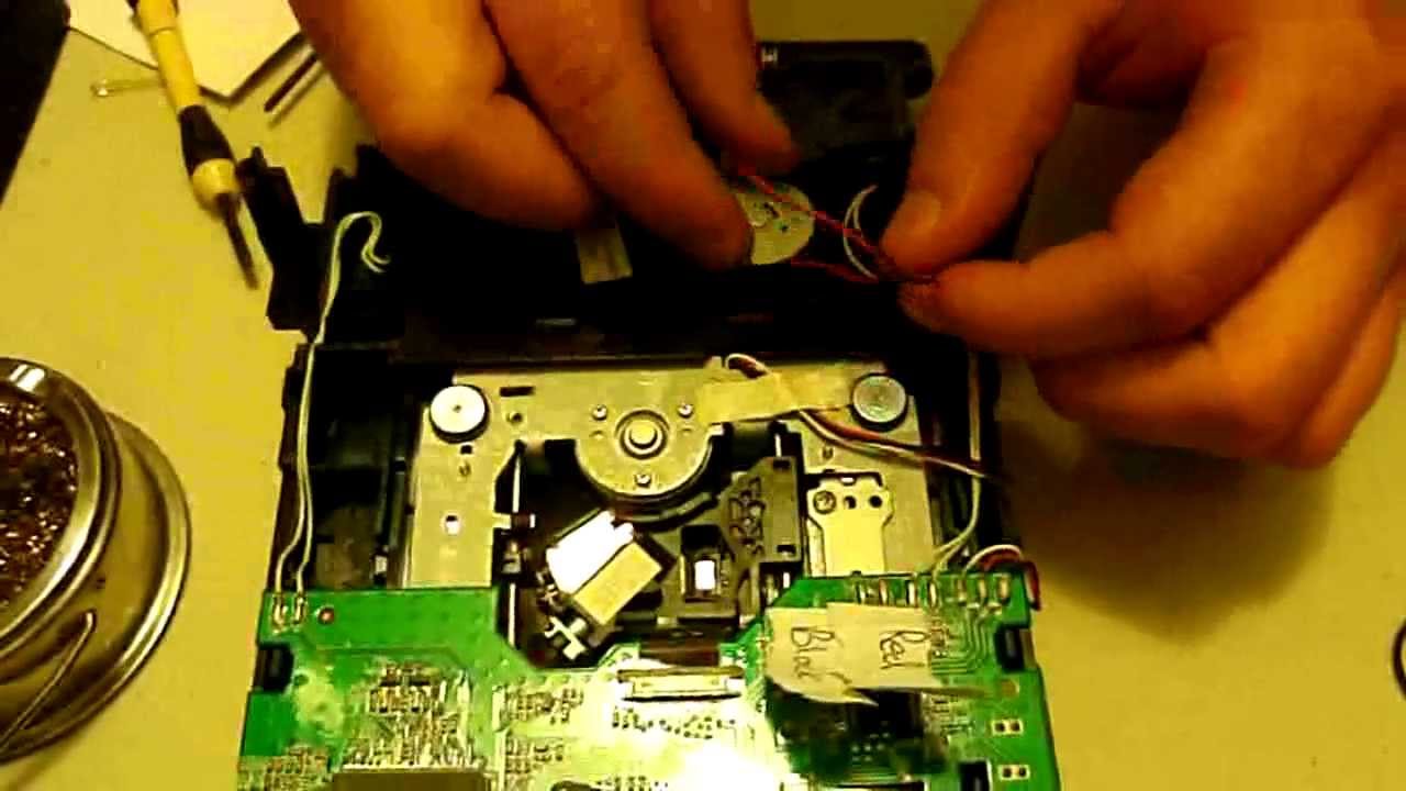 How to replace your benq DVD disc drive eject motor and belt. Xbox 360