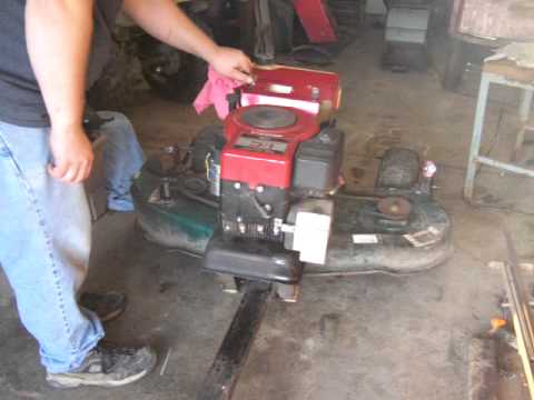 Homemade Pull Behind Mower - YouTube