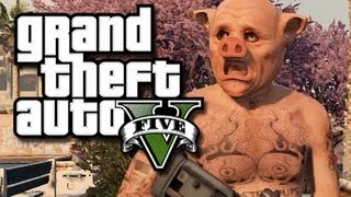 GTA 5 Funny Gameplay Moments! #8 - Invincibility Cheat at the Military Base!  (GTA V Gameplay)